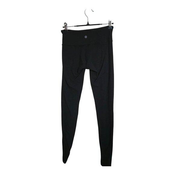 Lululemon Pants Women 4 Black Tight Sportswear Athleisure Gym Crossfit Training - Picture 2 of 9